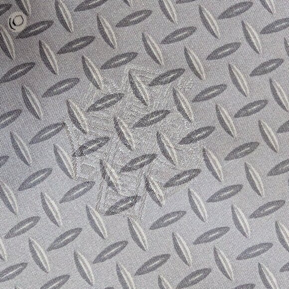 RM Style Harley Davidson Motorcycles‎ Men's Silver Silk Tie - Picture 8 of 9